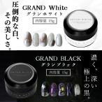 高品質カラージェル グランホワイト ブラック 大容量15g ノンワイプ ジェルネイル