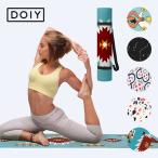 DOIY ヨガマット YOGA MAT デザイン 柄 持ち運び ドーイ トレーニングマット エクササイズマット ピラティス ストレッチ フィットネス 運動(SIB) 海外× 爆買