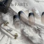  Nailparts Хромированный детали украшение в виде креста 03 2 штук входит ( почтовая доставка тоже возможно )