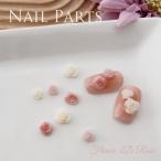  Nailparts цветок роза 3D 6 штук входит ( почтовая доставка тоже возможно )