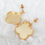  клей декоративный элемент фундамент Gold серьги 17 цветок цветок 4 . лист сплав материалы ручная работа аксессуары почтовая доставка не возможно 