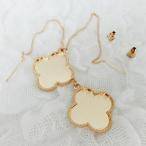  клей декоративный элемент фундамент Gold серьги 18 цветок цветок 4 . лист цепь сплав материалы ручная работа аксессуары почтовая доставка OK