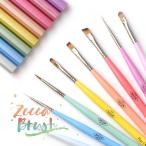 ネイリスト考案のアートに合わせた筆10種類 zecca ブラシ ジェルネイル用ブラシ 筆 高級 zecca | ネ
