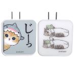 mofusandmof Sand AC адаптор USB Type-C модель C 2 порт смартфон зарядное устройство кошка Gin Bay The me... около ... розетка compact одновременно зарядка 