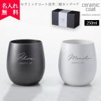 タンブラー ペア 名入れ 結婚祝い ペアセット 保温保冷 セラミックコート真空2層カップ ペアタンブラー 250ml 名前入り プレゼント 母の日 40代 新生活