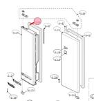 シャープ 冷蔵庫用冷蔵室左ドアパ�