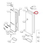 シャープ 冷蔵庫用冷蔵室右ドアパ�