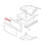 シャープ 冷蔵庫用冷凍室ドアパッ�