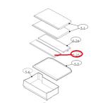 シャープ 冷蔵庫用 折りたたみトレ