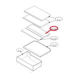 シャープ 冷蔵庫用 折りたたみトレ