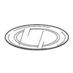 シャープ 電子レンジ用 ターンテーブル（ガラス製）（3502930216）