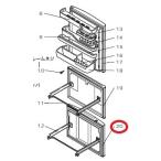 三菱 冷蔵庫用冷凍室ドアパッキン M20KK8111