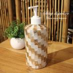  мыло диспенсер мыло бутылка ракушка белый × Gold круглый белый золотой раковина Nankoku Бали resort интерьер Asian смешанные товары шероховатость смешанные товары 