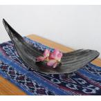  cocos nucifera. лист. tray черный × серебряный дисплей tray примерно 30cm Asian смешанные товары Asian интерьер Hawaiian 