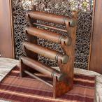  аксессуары подставка 4 уровень Brown браслет из дерева Asian интерьер шероховатость смешанные товары 