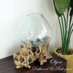  коряга & стекло. произведение искусства очень большой размер один пункт было использовано натуральное дерево цветок основа террариум аквариум круглый аквариум натуральный дуть . стекло интерьер Asian смешанные товары 