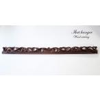 ショッピングアジアンテイスト イカットハンガー 150cm 大型 天然木 壁掛け オブジェ ブラウン インテリア アジアン雑貨