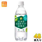 ポッカサッポロ 北海道 富良野ホップ 炭酸水 500ml ペットボトル 48本 (24本入×2 まとめ買い) 炭酸飲料 無糖 無糖炭酸水