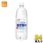 サンガリア 伊賀の天然水 強炭酸水 1L ペットボトル 24本 (12本入×2 まとめ買い) 炭酸水 無糖炭酸 水 〔炭酸水〕