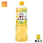 ミツカン フルーティス りんご酢 柚子はちみつ 業務用 6倍濃縮タイプ 1000ml ペットボトル 8本 (1本入×8 まとめ買い) 酢飲料 希釈用 りんご酢