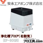 ショッピング省エネ EP-80GR 右散気 安永エアポンプ 80L 省エネ 静音 コンパクト ブロワ エアーポンプ タイマー内蔵 EP80GR EP-80ERの後継品 (送料区分：★)