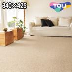カーペット 10畳 ラグ マット 防ダニカーペット 十畳 10帖(340×425) 団地間 東リ クラフトジャーニー