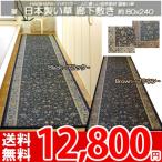 い草マット 夏ラグ マット 玄関マット 廊下敷き 約80×240 輸入絨毯のようない草が個性的 葵