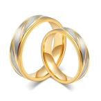 ジュエリー 結婚指輪 ペアリング チタン ゴールド メンズ レディース リング エンゲージリング レディース7号