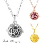 ネックレス アクセサリー レディース マタニティージュエリー ペンダント ロングネックレス ボール 天使の鈴 鈴の音色 薔薇 可愛い おしゃれ プレゼ