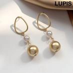 Yahoo! Yahoo!ショッピング(ヤフー ショッピング)ピアス パール メタル 揺れる マット 大人 上品 シンプル おしゃれ かわいい ルピス