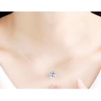 Yahoo! Yahoo!ショッピング(ヤフー ショッピング)ネックレス 一粒ダイヤ 1カラット 大粒 ペンダントトップ 6mm 8mm シルバー925 釣り糸 人気 プレゼント セール