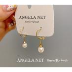 Yahoo! Yahoo!ショッピング(ヤフー ショッピング)ピアス レディースゴールデン.GOLD パール8ｍｍ ゴールド シルバー925 揺れる エレガント 銀針925 送料無料
