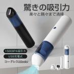 「爆買」ハンディークリーナーミニ掃除機 強力 水洗いOK 掃除機 コードレス 家庭内 15000PA吸引力 掃除機 USB充電式 便利 お家 車用