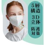 マスク KN95 在庫一掃 交換返品不可 5層構造 50枚 立体マスク 子供用 不識布マスク 使い捨て PM2.5対応 花粉対策 n95 mask カラー 小さめ