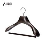 AUT-03/ мужской костюм вешалка / затонированный Brown / фетр балка есть [nakata вешалка официальный / местного производства из дерева вешалка / средний рисовое поле прикладное искусство производства / средний рисовое поле вешалка ]