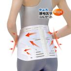腰痛サポートベルト 腰サポーター 腰ベルト 腰痛 コルセット 幅広 腰痛ベルト LL 中山式 テレワーク 中山式腰椎医学コルセット ワイド