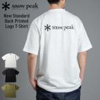 snowpeak スノーピーク New Standard Back Printed Logo T-Shirt Tシャツ 半袖 レディース アウトドア カジュアル シンプル ワンポイント ロゴ