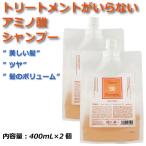 アスティーノプレミアムシャンプー2　（エコボトルタイプ） 400mL×2個セット 詰め替え用 爽やかなオレンジの香り  無添加 ハリ コシ【Nalelu(ナレル)公式】