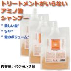 アスティーノプレミアムシャンプー2（エコボトルタイプ）400mL×3個セット  詰め替え用 爽やかなオレンジの香り  無添加 ヘアケア ハリ【Nalelu(ナレル)公式】