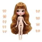 Yahoo! Yahoo!ショッピング(ヤフー ショッピング)ブライス人形 着せ替え人形 BJD 球体関節人形 DIY ICYおもちゃ マットシェルホワイトスキン ブライスドールH