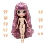 Yahoo! Yahoo!ショッピング(ヤフー ショッピング)ブライス人形 着せ替え人形 BJD 球体関節人形 DIY ICYおもちゃ マットシェルホワイトスキン ブライスドールN
