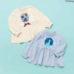 ショッピングセラフ 子供服 Tシャツ ディズニープリンセス アナ雪 女の子 長袖 セラフ ペプラム 140cm 130 120 110 100 90 80 エルサ 保育園 幼稚園 小学生 キャラクター グッズ