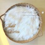 ショッピングかご Lサイズ♪ニューボーンフォトかごバスケット　大きめ　撮影 赤ちゃん記念写真