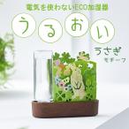 セキスイ ECO加湿器 うるおい うさぎモチーフ 積水樹脂 ペーパー加湿器 ミニボトル付き本体