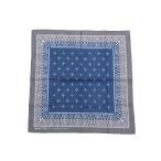 UNRIVALED Anne соперник doBANDANA бандана голубой серый носовой платок мелкие вещи товары 