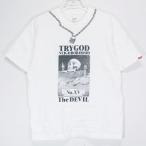 NEIGHBORHOOD ネイバーフッド x TRYGOD トライゴッド NEIGHBORHOOD15周年記念 The DEVIL TEE ショートスリーブ Tシャツ ホワイト カットソー 半袖