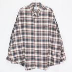 Graphpaper グラフペーパー THOMAS MASON for GP CHECK OVERSIZED B.D SHIRT GM203-50181トーマス メイソン チェック オーバーサイズ ボタンダウン シャツ 長袖