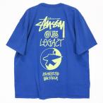 STUSSY ステューシー x OUR LEGACY アワー レガシー SURFMAN PIG. DYED TEE サーフマン ピグ ダイ Tシャツ ブルーベリー ショートスリーブ カットソー 半袖