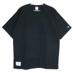 WTAPS ダブルタップス x Champion チャンピオン 23AW ACADEMY/SS/COTTON.CHAMPION アカデミー ショートスリーブ コットン Tシャツ ブラック 半袖 サイズXL