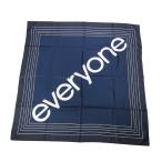 everyone Every one CLASSIC SILK SCARF EV25-ACC38 Classic шелк шарф товары мелкие вещи темно-синий палантин шаль 